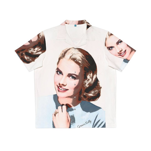 Vintage Princess Grace Kelly pop art Hawaiian shirt