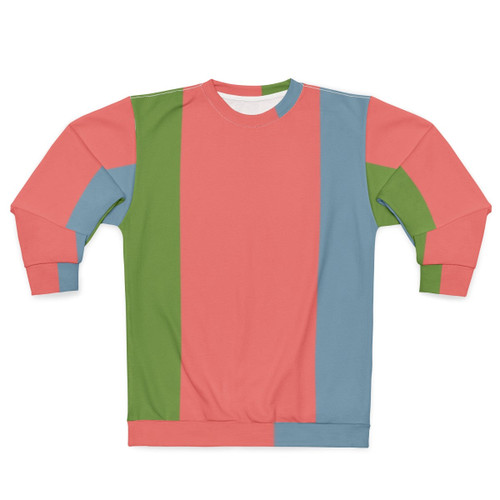 Powerpuff Girls Sweatshirt with Cartoon Characters