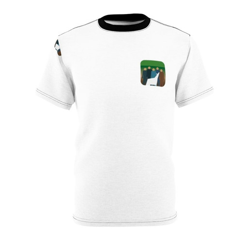 A t-shirt design inspired by the 'Now Apps What I Call Music' app concept, featuring the classic 'Pet Sounds' album artwork.