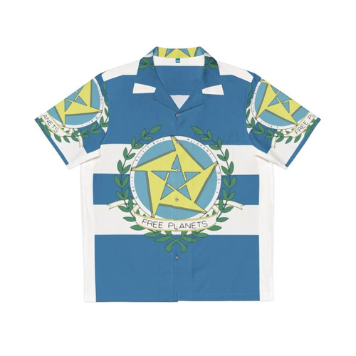 Free Planets Alliance Hawaiian shirt from Legend of Galactic Heroes