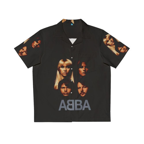Retro Hawaiian music band shirt
