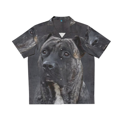 Presa Canario Hawaiian Shirt with Dogo Canario, Canary Mastiff, Molosser, and Mastiff Dog Breed Design