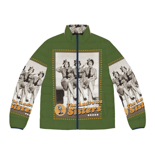 The Andrews Sisters Puffer Jacket - Vintage-Inspired 1940s Fashion