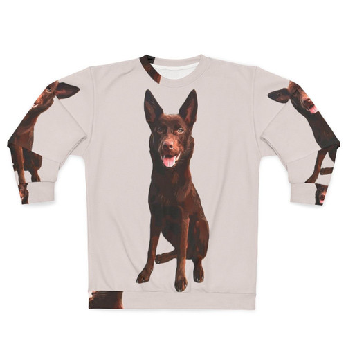 Australian Kelpie dog breed sweatshirt with retro design