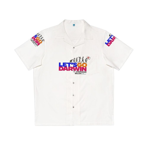 Vintage Hawaiian shirt with pastel graphic design for travel adventure