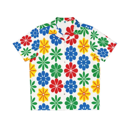 Retro Floral Pattern Hawaiian Shirt