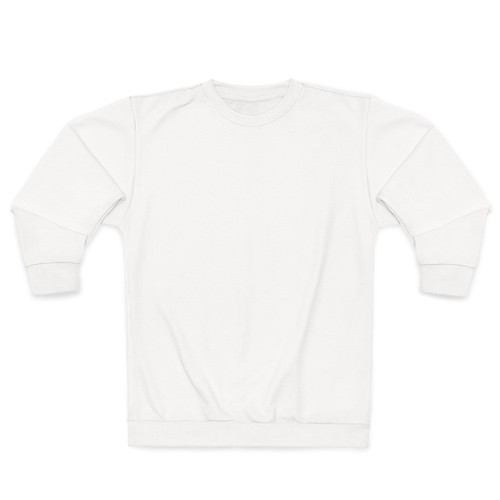 Plain cotton sweatshirt with minimalist design