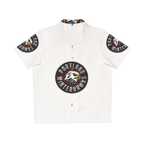 Portland Winterhawks hockey team Hawaiian-inspired shirt
