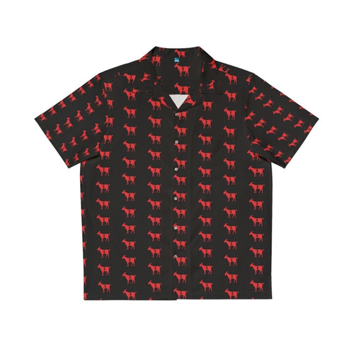 Portland Goat 0 Black Hawaiian Shirt