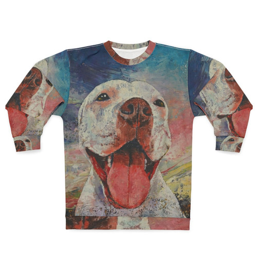 Pit bull graphic sweatshirt