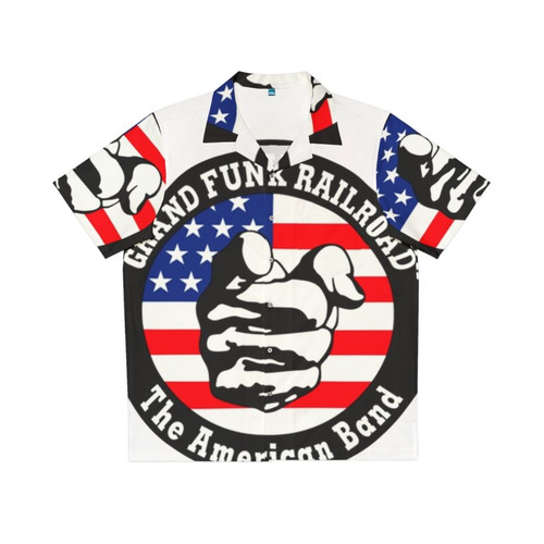 Vintage Grand Funk Railroad "We're An American Band" Hawaiian Shirt