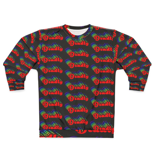 Retro 70s graphic pullover sweatshirt