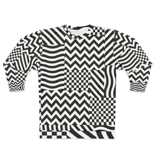 Dazzle geometric camo pattern sweatshirt