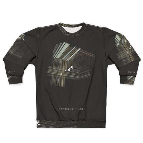 Interstellar Cosmonaut Sweatshirt featuring a geometric galaxy design