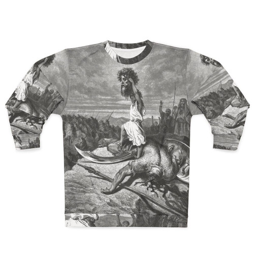 David and Goliath Sweatshirt featuring Gustave Dore artwork