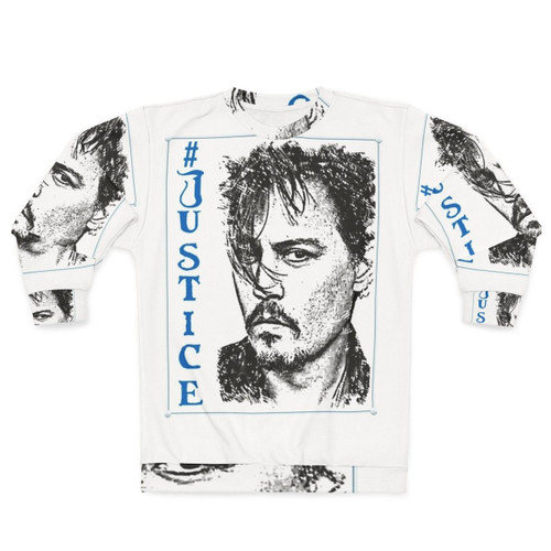 Justice For JD3 Protest Sweatshirt Featuring Johnny Depp
