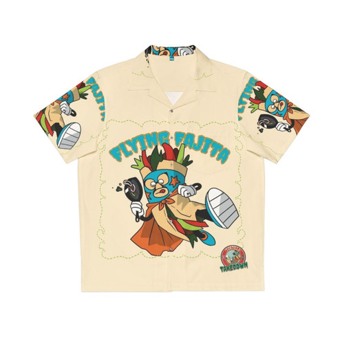 flying fajita from tortilla takedown lethal chicken games hawaiian shirt