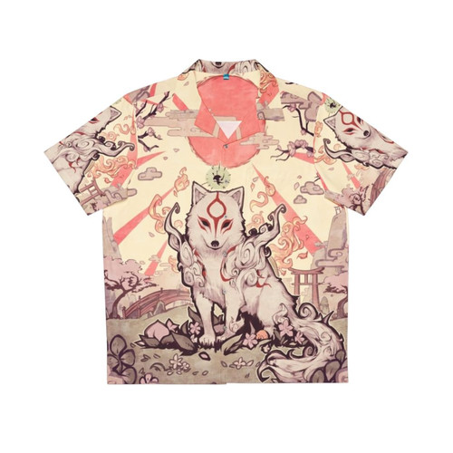 fluffy-goddess-amaterasu-wolf-okami-hawaiian-shirt.jpg