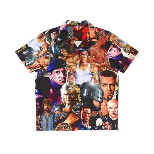 Retro Action Heroes Hawaiian Shirt