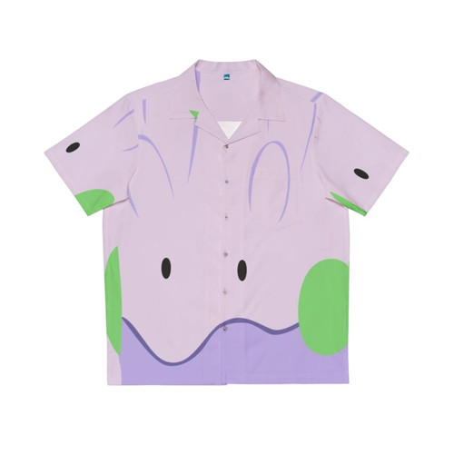 Gooey Goomy Hawaiian Shirt with Tropical Pokémon Print