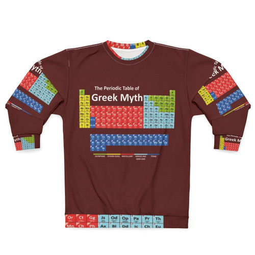 Periodic Table of Greek Mythology Sweatshirt