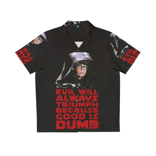Funny "Good is Dumb" Hawaiian Shirt with Satire Design