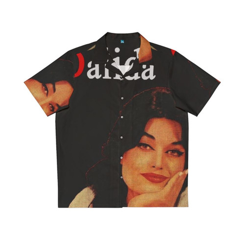 Vintage 60s Hawaiian shirt with Dalida's 'Love In Portofino' album cover art