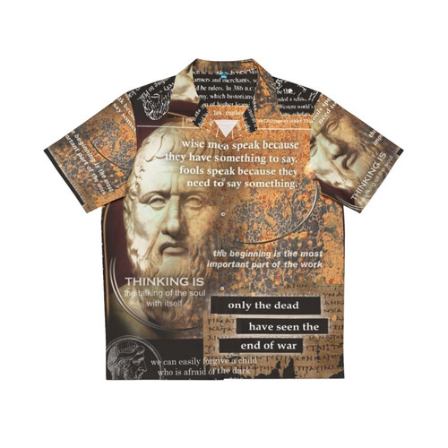 Plato Hawaiian Shirt featuring Greek philosopher and ancient Greek culture