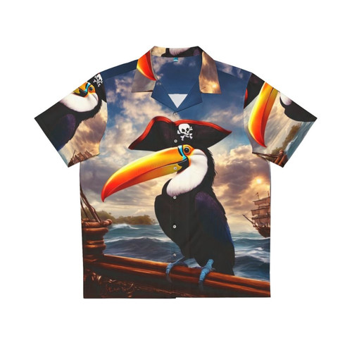 Pirate Toucan Tropical Hawaiian Shirt