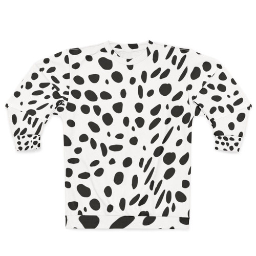 Dalmatian animal print pattern sweatshirt