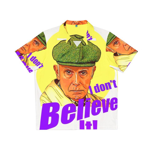 Victoria De Angelis as Mother Mary in Hawaiian-inspired meme design