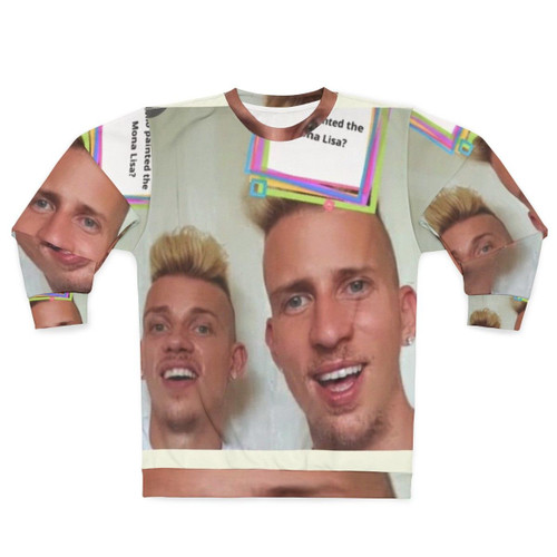 Da Vinki Twins Sweatshirt featuring a pop culture meme design