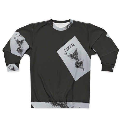 Joker Sweatshirt with Playing Cards, Poker, and Magic Tricks