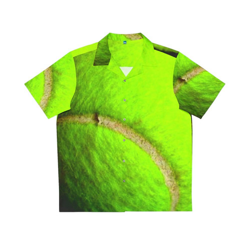 Vibrant Yellow Tennis Hawaiian Shirt