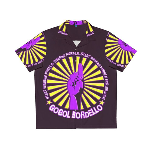 Gogol Bordello "Start Wearing Purple" Hawaiian Shirt