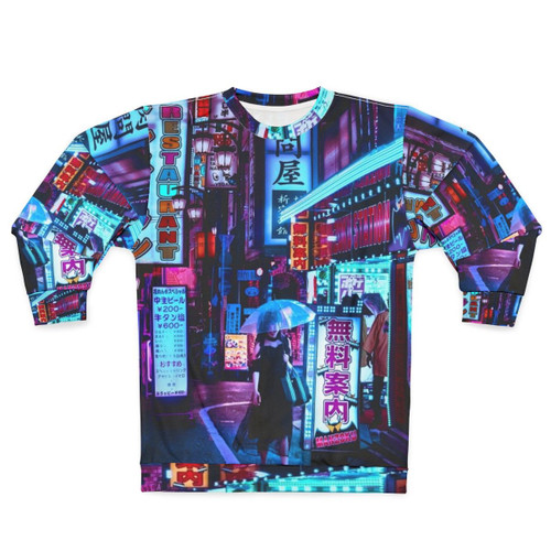 Cyborg Beauty Queen Sweatshirt in futuristic Japanese street style