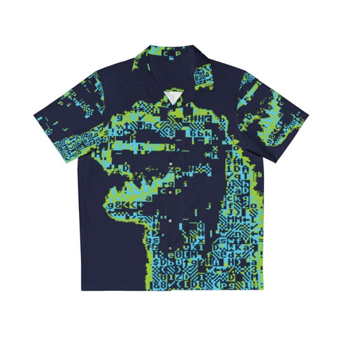 Godzilla Ascii Hawaiian Shirt