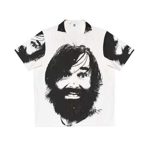 Phil Miller wearing a Hawaiian shirt from the TV show Last Man on Earth