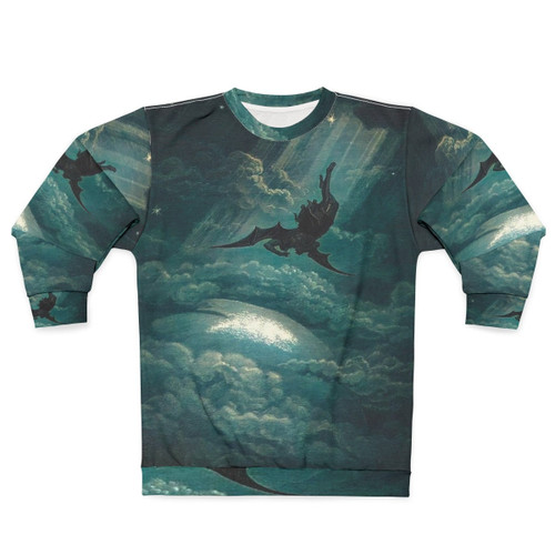 Paradise Lost Sweatshirt featuring Gustave Dore's biblical artwork