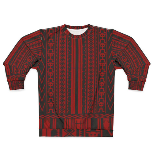 Ifugao Weave Sweatshirt with Tribal Patterns