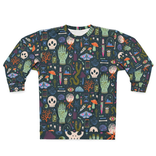 Curiosities Sweatshirt with Cabinet of Curiosities Design