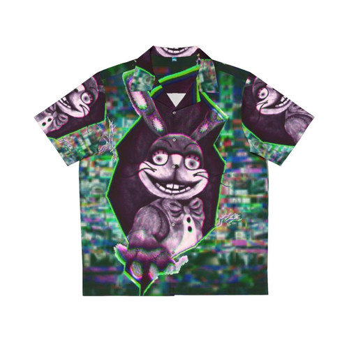 Glitchtrap Hawaiian Shirt - FNAF Security Breach Themed Clothing