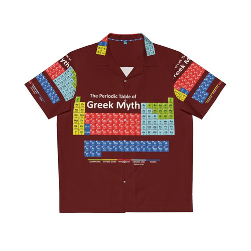 Periodic Table of Greek Mythology Hawaiian Shirt