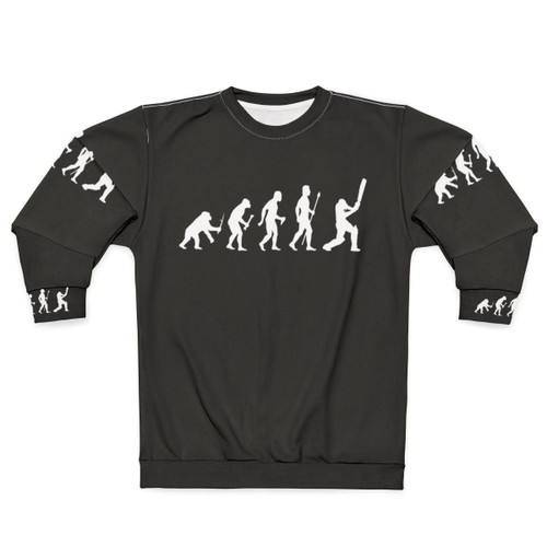 Cricket Evolution of Man Sweatshirt