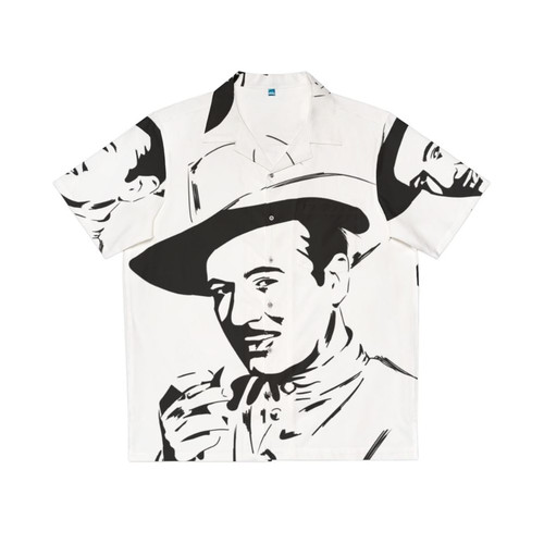 Iconic Pedro Infante Hawaiian Shirt Featuring Mexican Cinema and Cowboy Themes