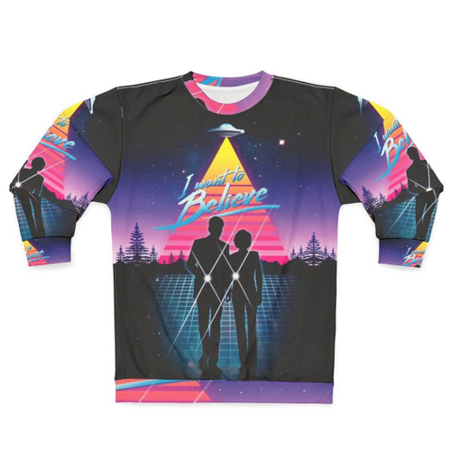 "I Want To Believe" X-Files Retro Sweatshirt