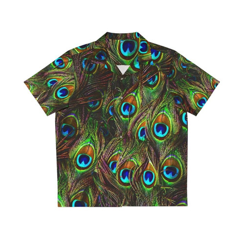 Peacock Feather Hawaiian Shirt