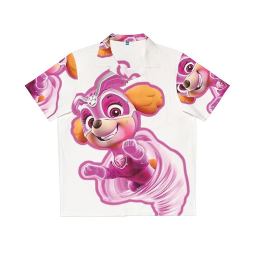 Paw Patrol Skye Dog Rescuer Hawaiian Shirt with cute dog print