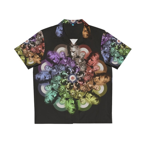 Colorful Paul Weller Hawaiian shirt tribute