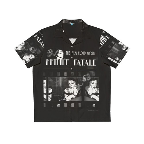 Femme Fatale Hawaiian Shirt - Film Noir Inspired Fashion